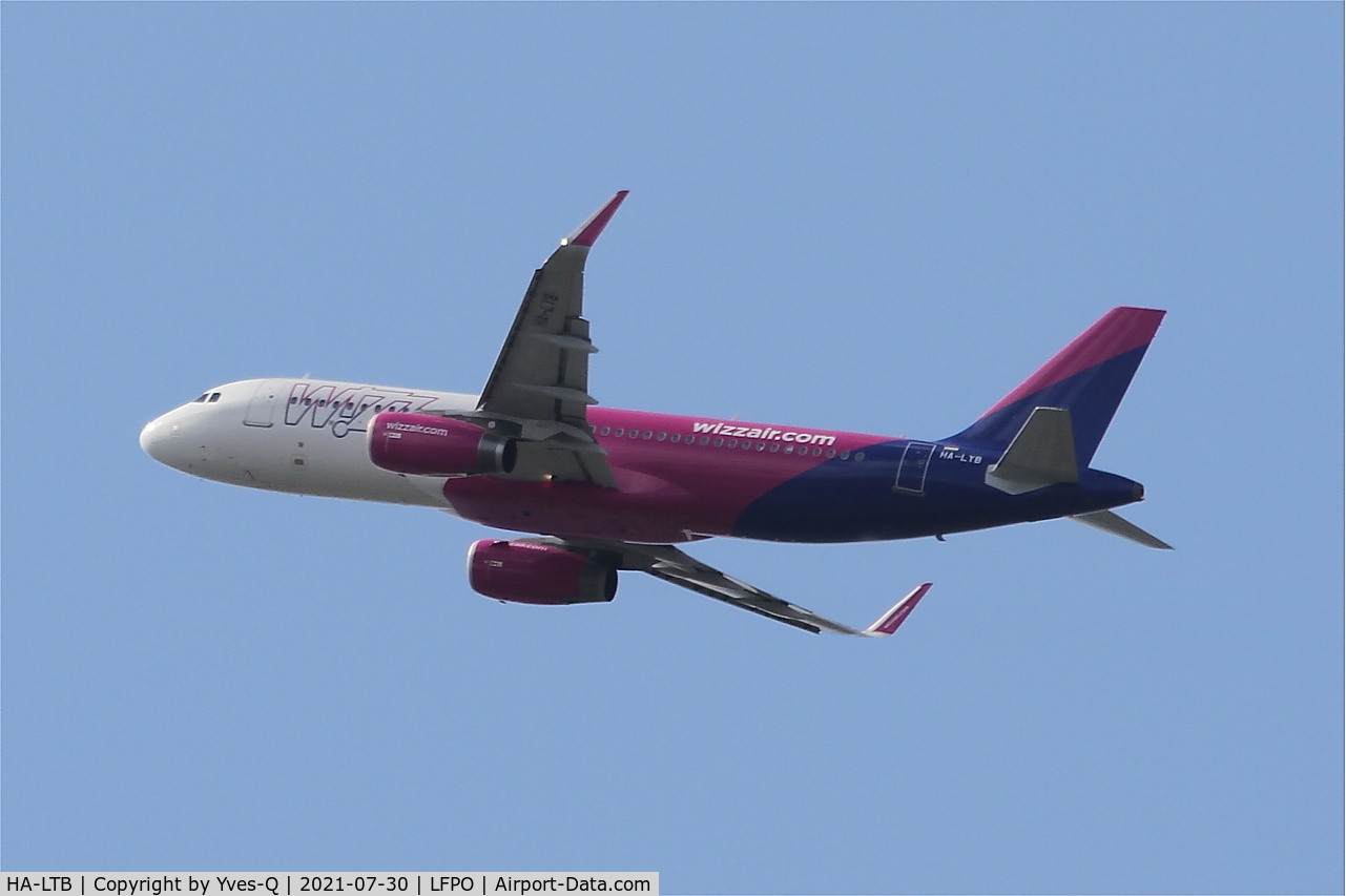 HA-LTB, 2019 Airbus A321-231 C/N 8271, Airbus A321-231(WL), Climbing from rwy 24, Paris Orly airport (LFPO-ORY)