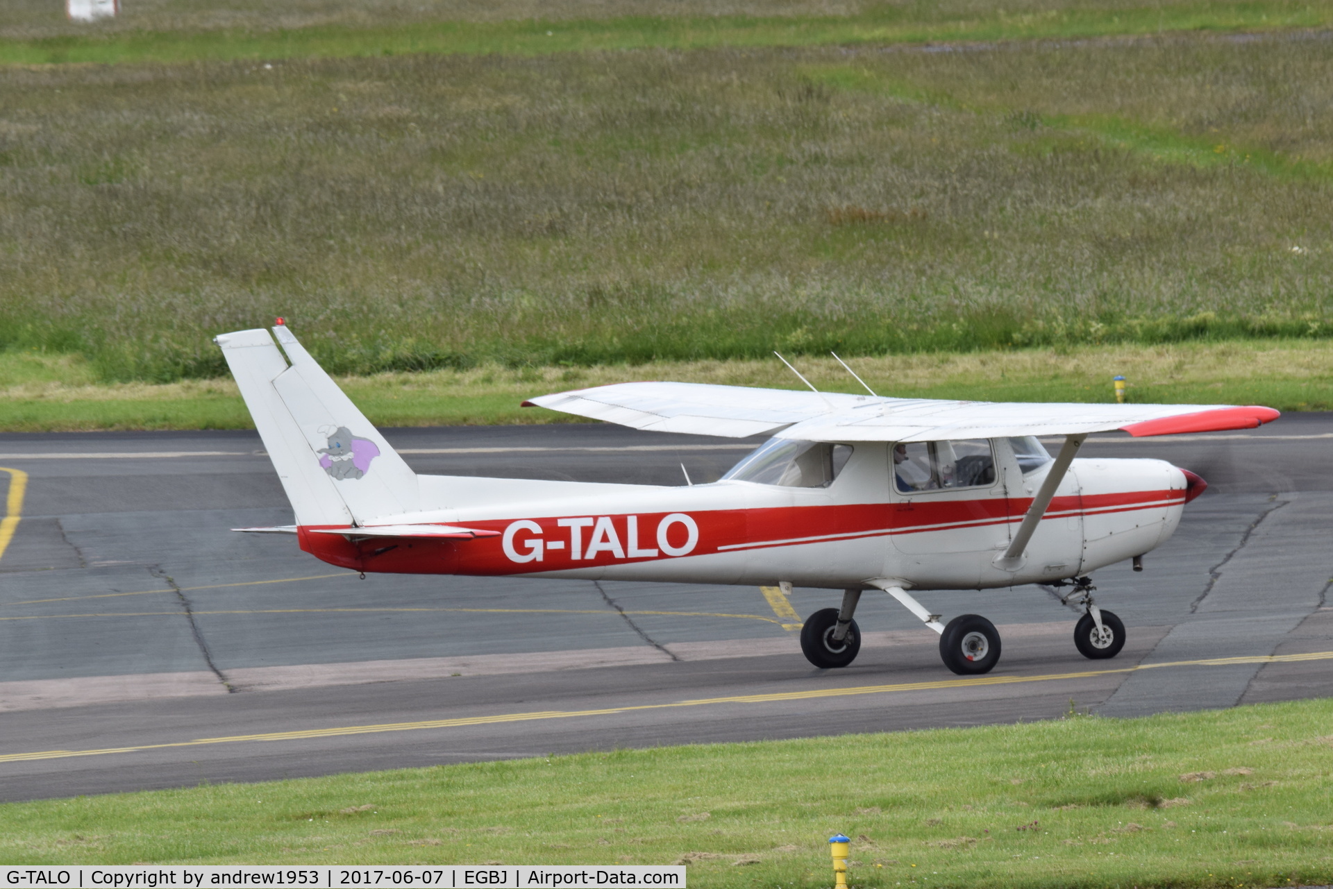 G-TALO, 1979 Reims FA152 Aerobat C/N 0355, G-TALO at Gloucestershire Airport.