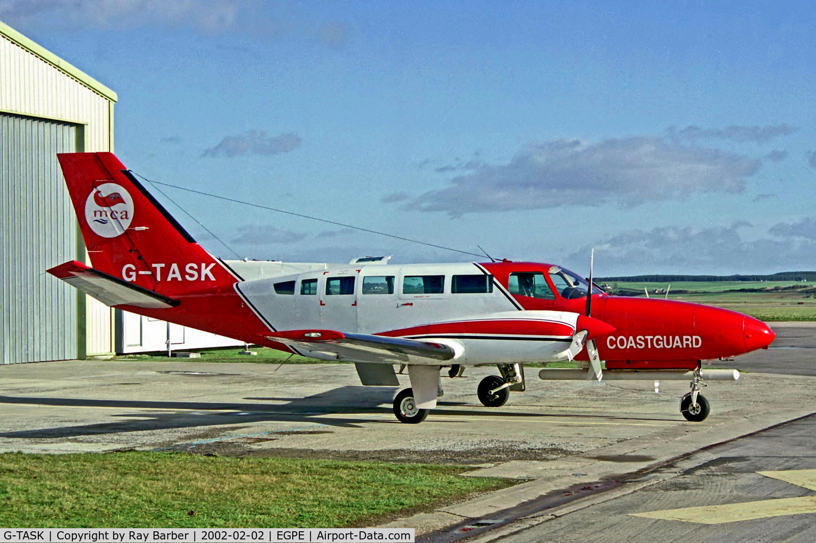 G-TASK, 1982 Cessna 404 Titan C/N 404-0829, G-TASK   Cessna 404 Titan II [404-0829] (Air Atlantique (AAG)) Inverness (Dalcross)~G 02/02/2002
