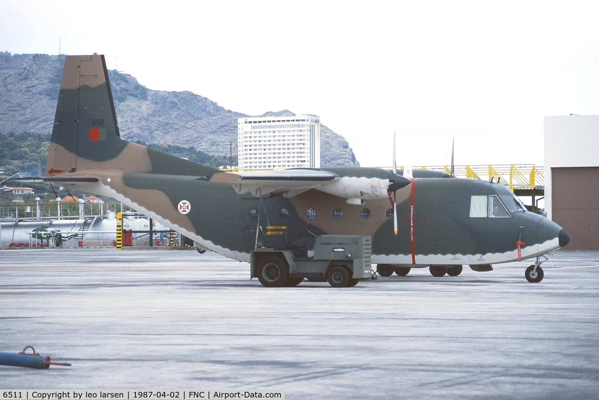 6511, 1975 CASA C-212-100 Aviocar C/N 35, Funchal 2.4.1987