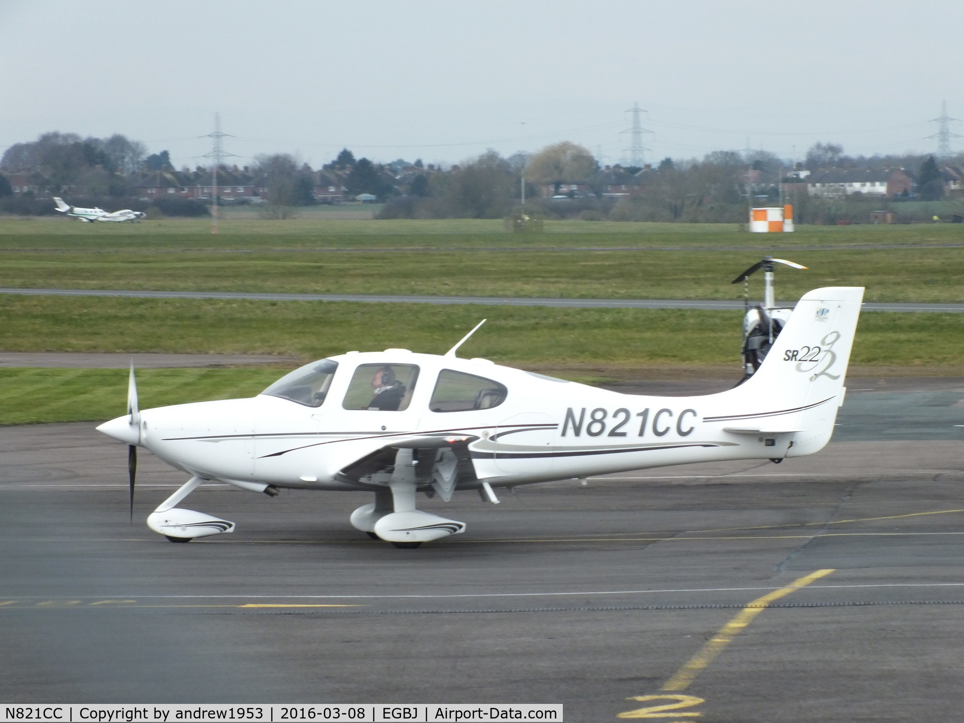 N821CC, 2005 Cirrus SR22 G2 C/N 1427, N821CC at Gloucestershire Airport.