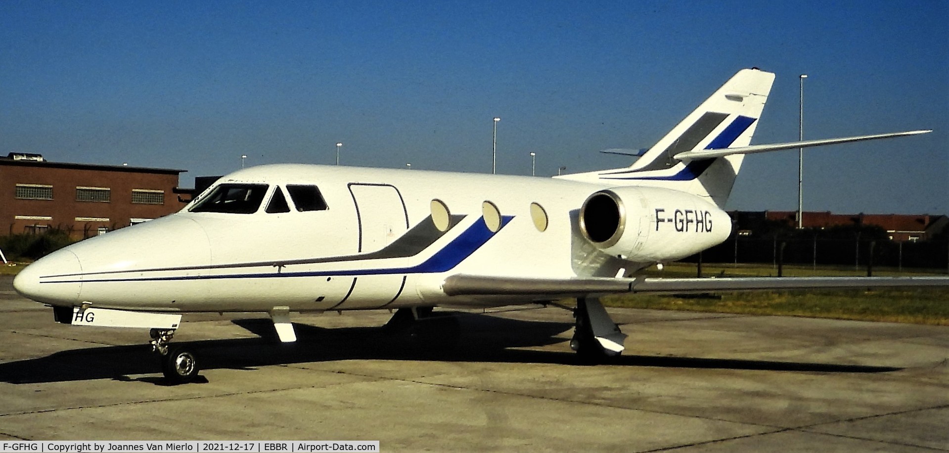 F-GFHG, 1978 Dassault Falcon 10 C/N 126, Slide scan