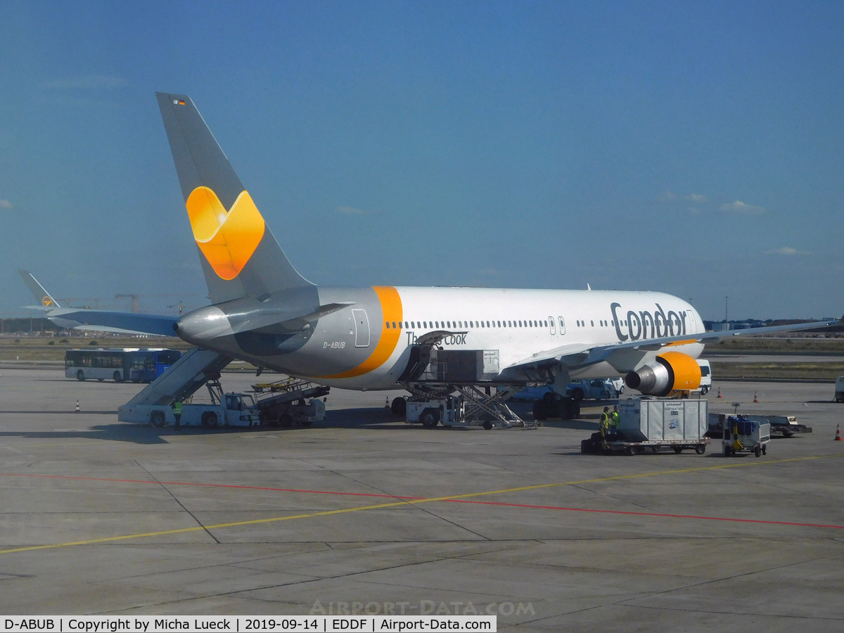 D-ABUB, 1992 Boeing 767-330/ER C/N 26987, At Frankfurt
