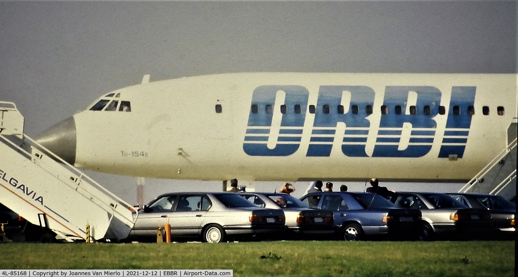 4L-85168, Tupolev Tu-154B-1 C/N 77A168, Slide scan