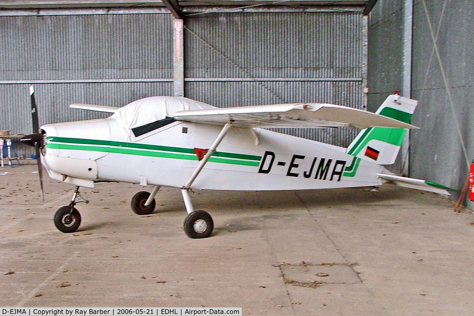 D-EJMA, 1967 Bolkow Bo-208C Junior C/N 651, D-EJMA   Bolkow Bo.208C Junior [651] Lubeck-Blankensee~D 21/05/2006