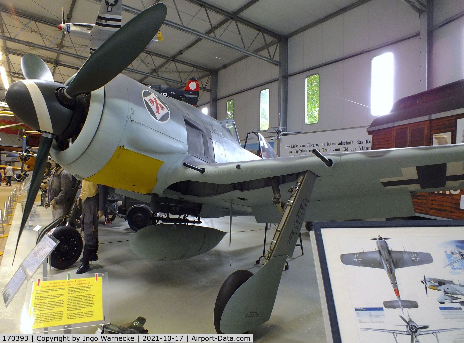 170393, 1944 Focke-Wulf Fw-190A-8 C/N 170393, Focke-Wulf Fw 190A-8 at the Luftfahrtmuseum Laatzen, Laatzen (Hannover)