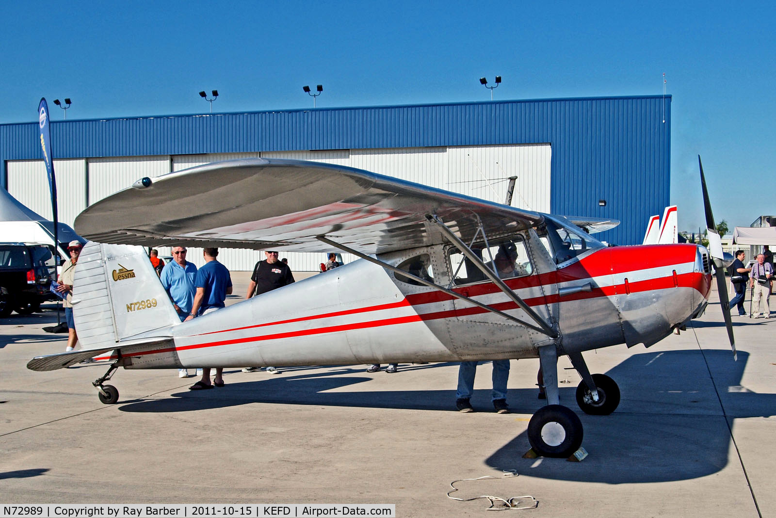 N72989, 1946 Cessna 120 C/N 10194, N72989   Cessna 120 [10194] Houston-Ellington Field~N 15/10/2011
