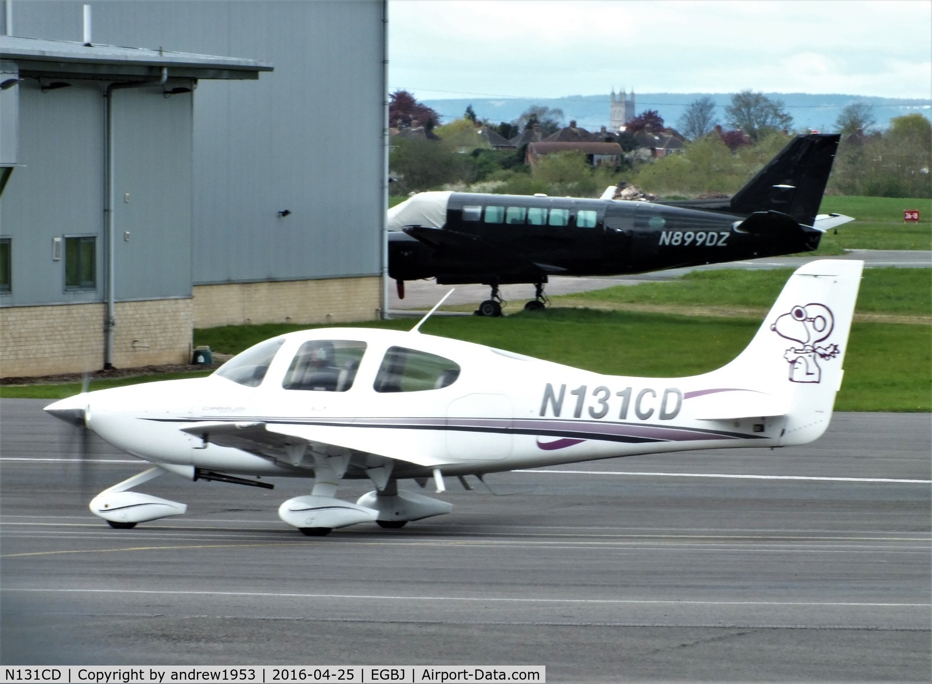 N131CD, 2000 Cirrus SR20 C/N 1031, N131CD at Gloucestershire Airport.