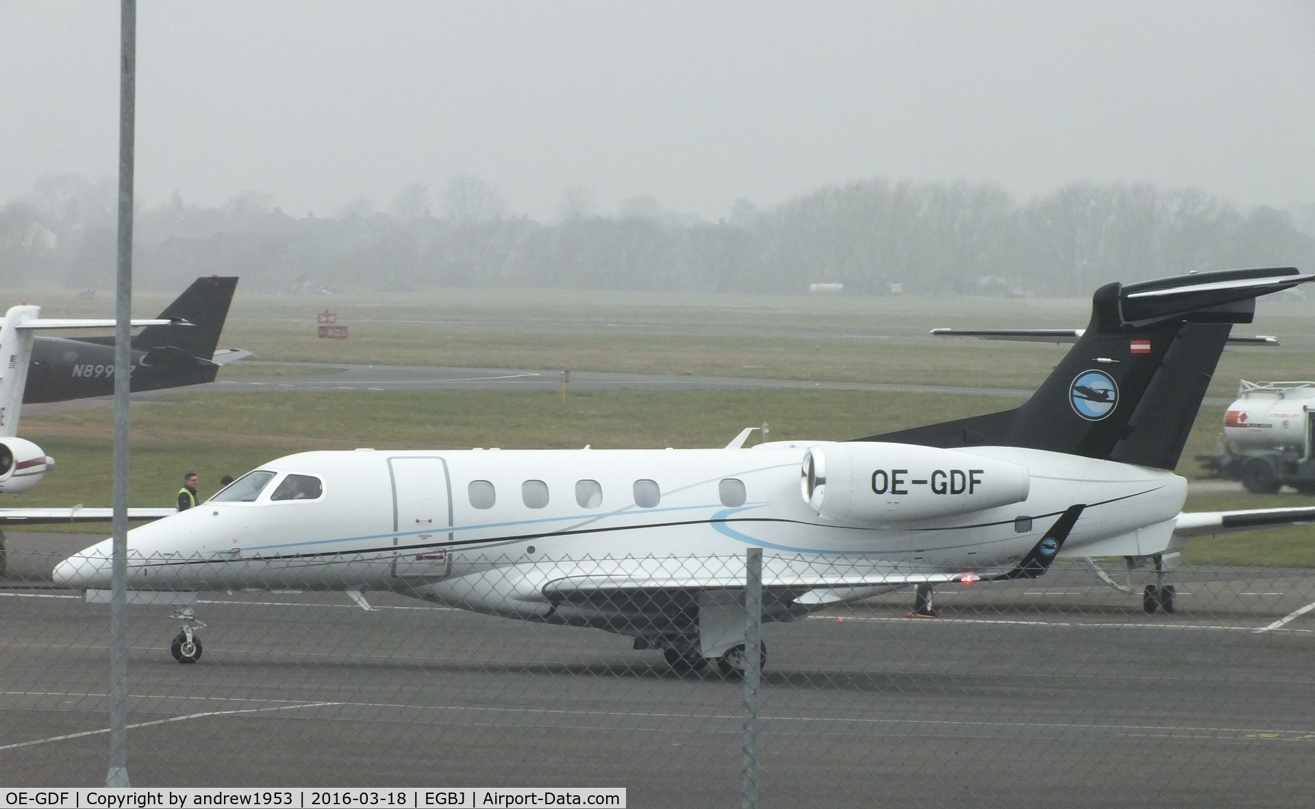 OE-GDF, 2015 Embraer EMB-505 Phenom 300 C/N 50500325, OE-GDF at Gloucestershire Airport.
