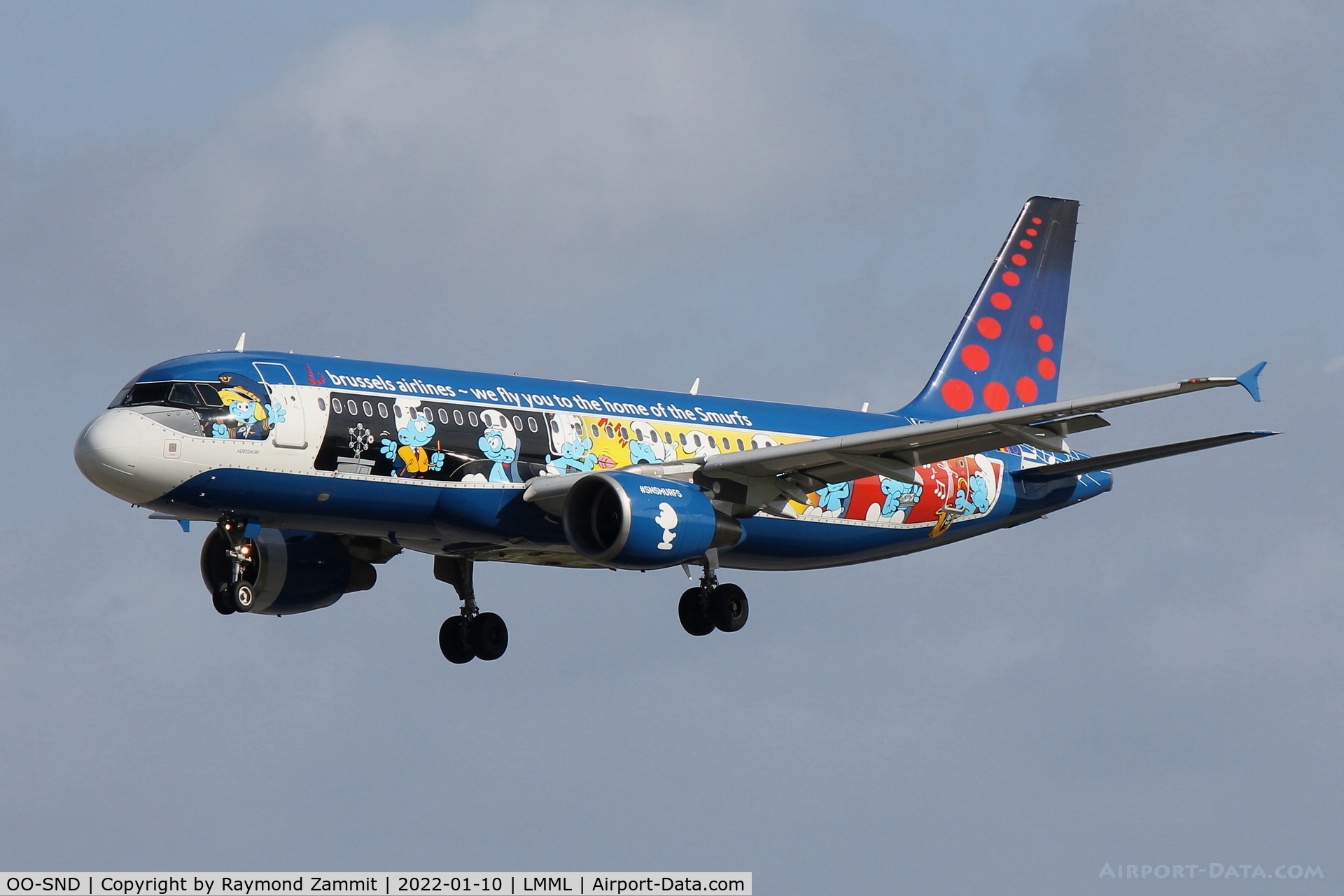 OO-SND, 2002 Airbus A320-214 C/N 1838, A320 OO-SND Brussels Airlines in special livery