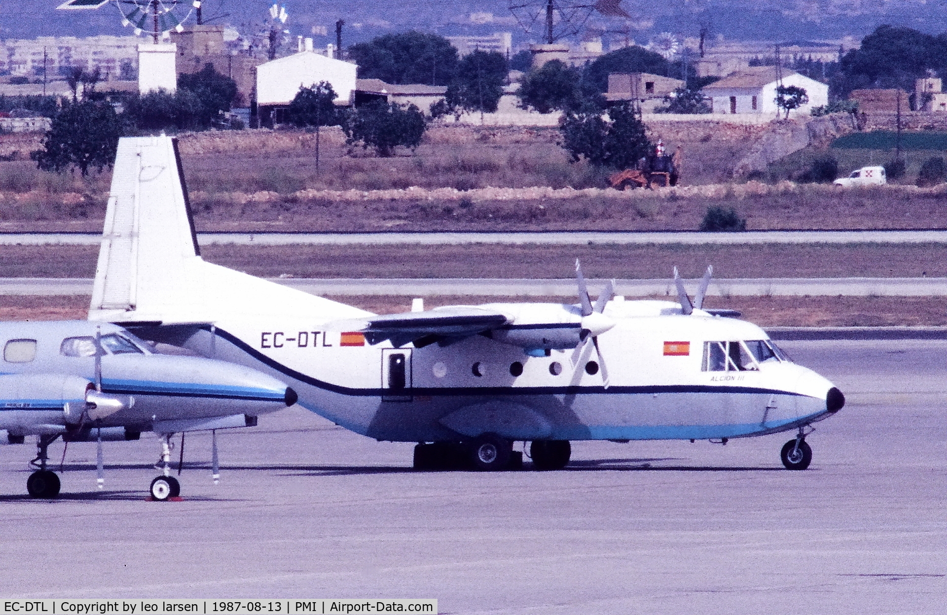 EC-DTL, 1983 Casa 212-200 C/N 311, Palma de Mallorca 13.8.1987