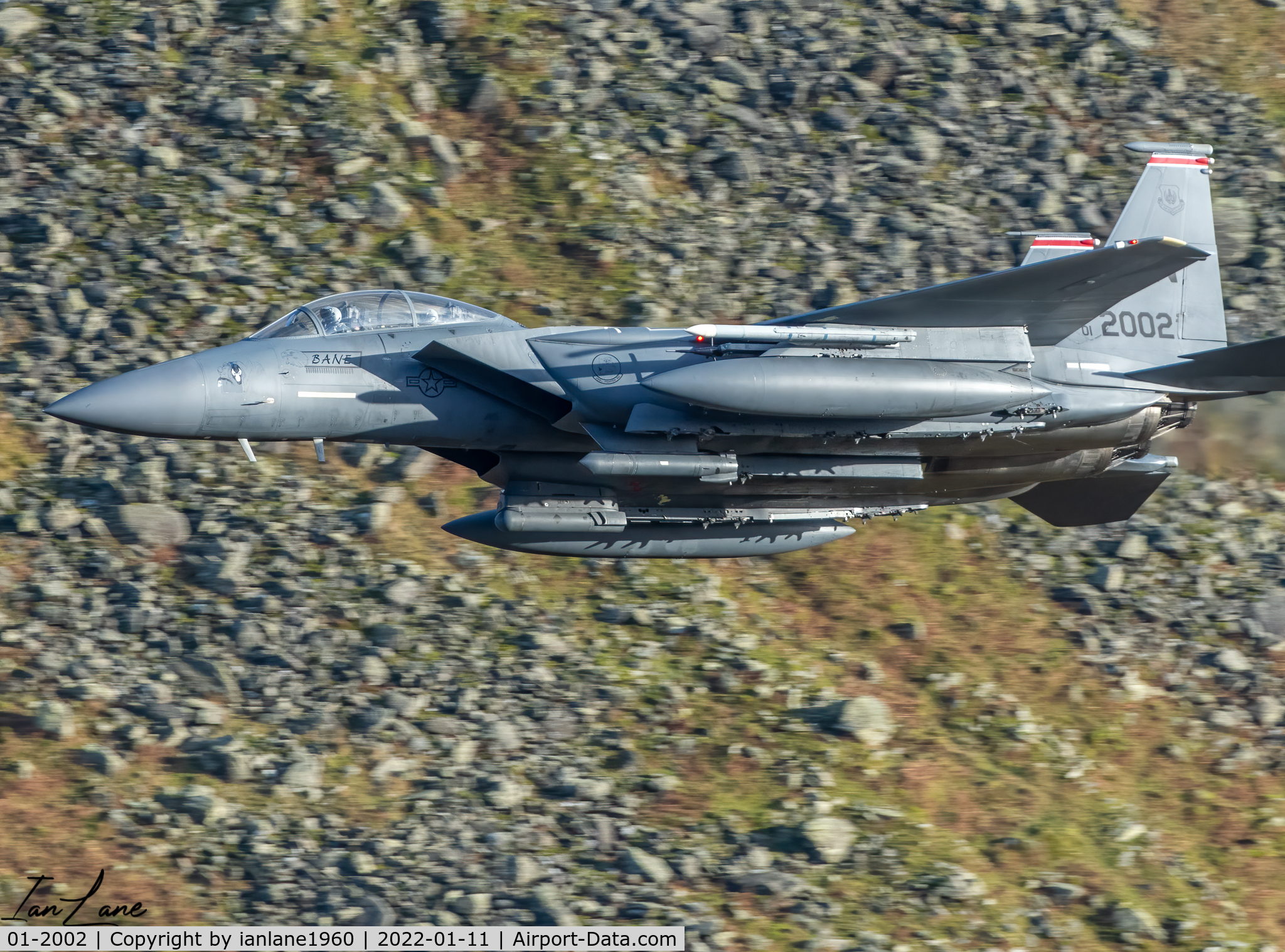 01-2002, 2001 McDonnell Douglas F-15E Strike Eagle C/N 1373/E234, 494th Panther 