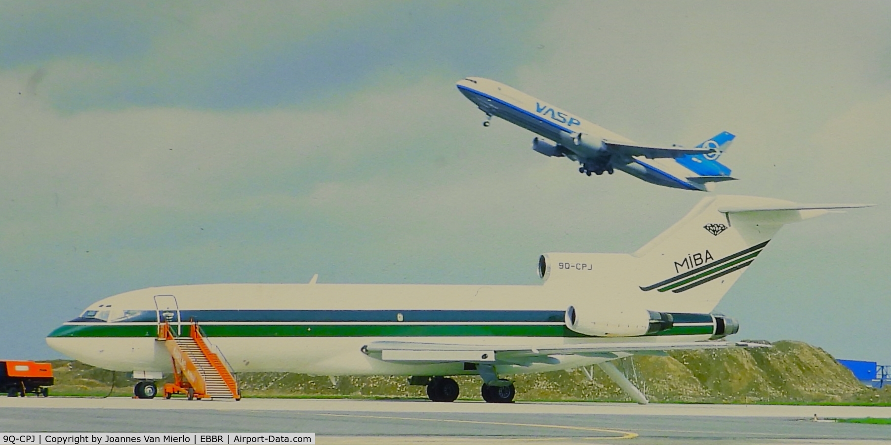 9Q-CPJ, 1967 Boeing 727-22(F) C/N 19088, Slide scan