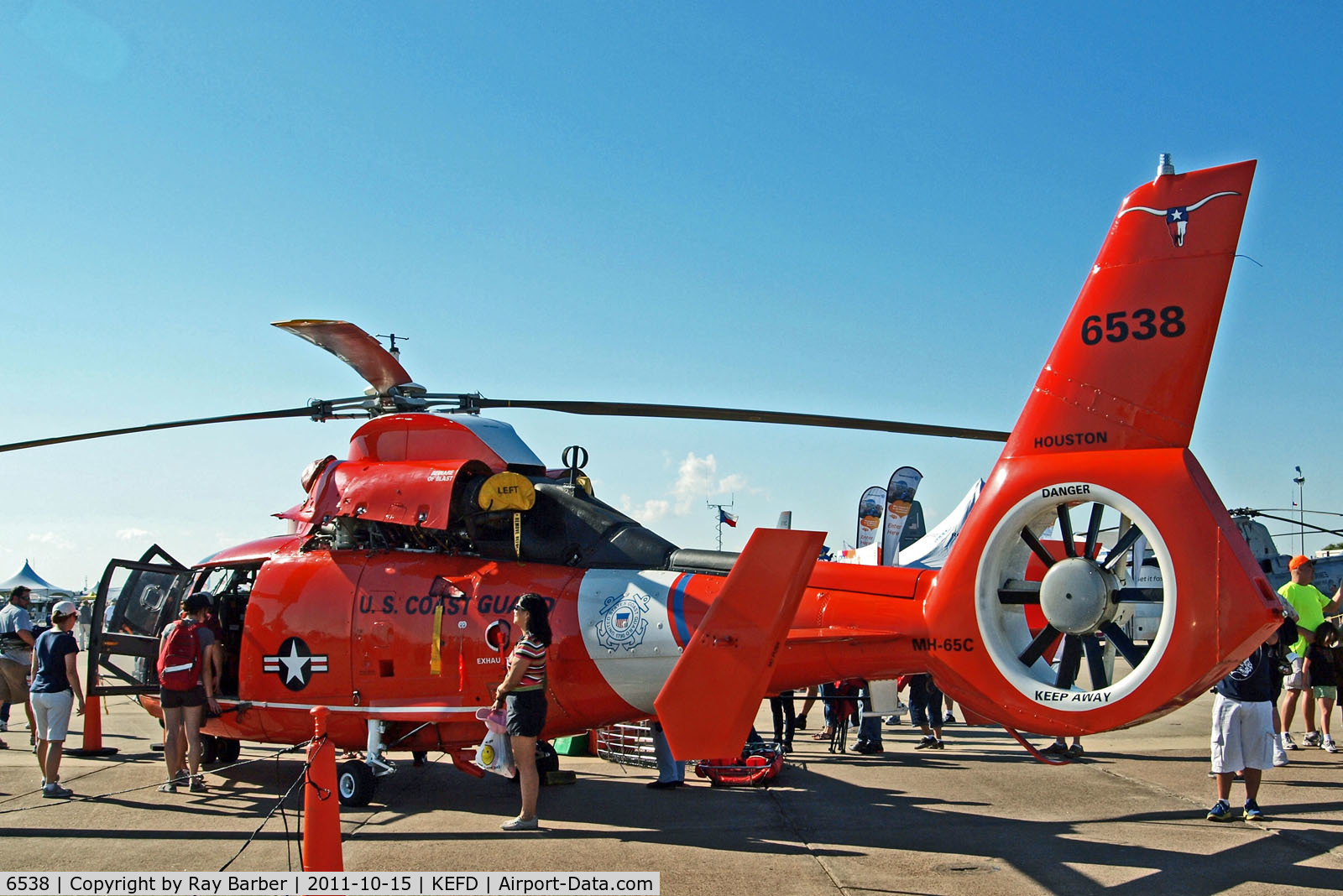 6538, Aerospatiale HH-65C Dolphin C/N 6043, 6538   Aerospatiale MH-65C Dolphin [6043] (United States Coast Guard) Houston-Ellington Field~N 15/10/2011