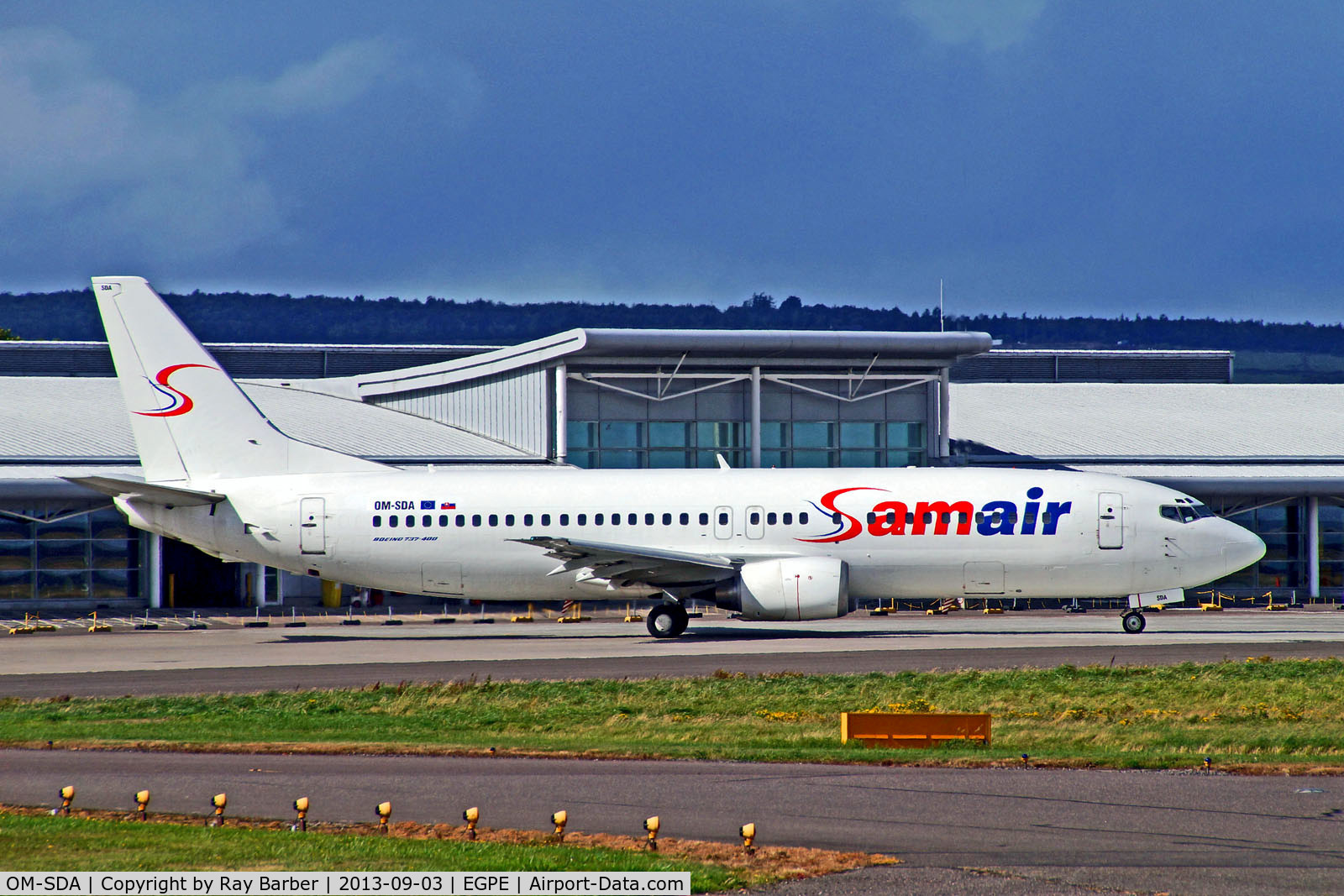 OM-SDA, 1991 Boeing 737-476 C/N 24438, OM-SDA   Boeing 737-476 [24438] (SAM Air) Inverness (Dalcross)~G 03/09/2013