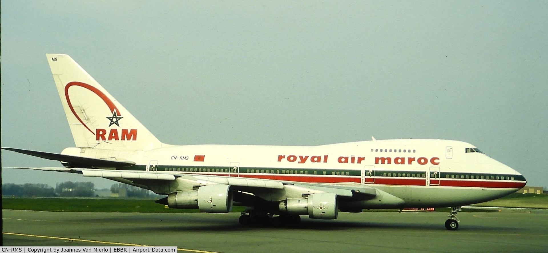 CN-RMS, 1976 Boeing 747SP-44 C/N 21253, Slide scan