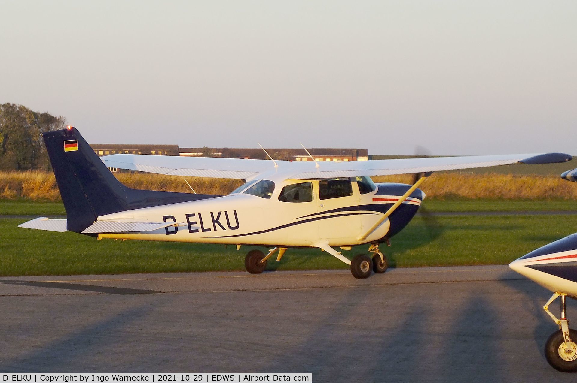 D-ELKU, 1980 Reims FR172K Hawk XP C/N FR17200656, Cessna (Reims)  FR172K Hawk XP at Norden-Norddeich airfield