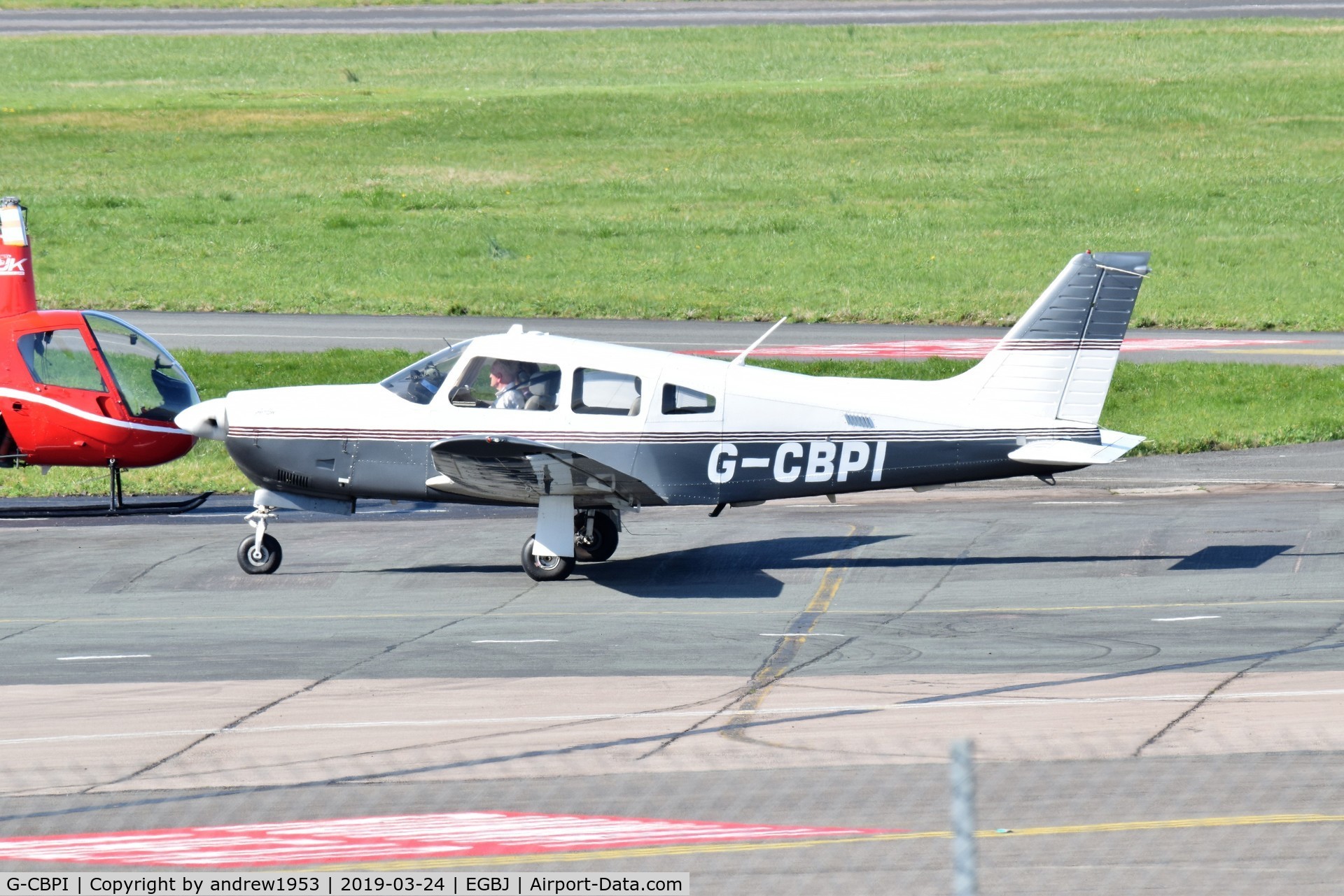 G-CBPI, 2002 Piper PA-28R-201 Cherokee Arrow III C/N 2844073, G-CBPI at Gloucestershire Airport.