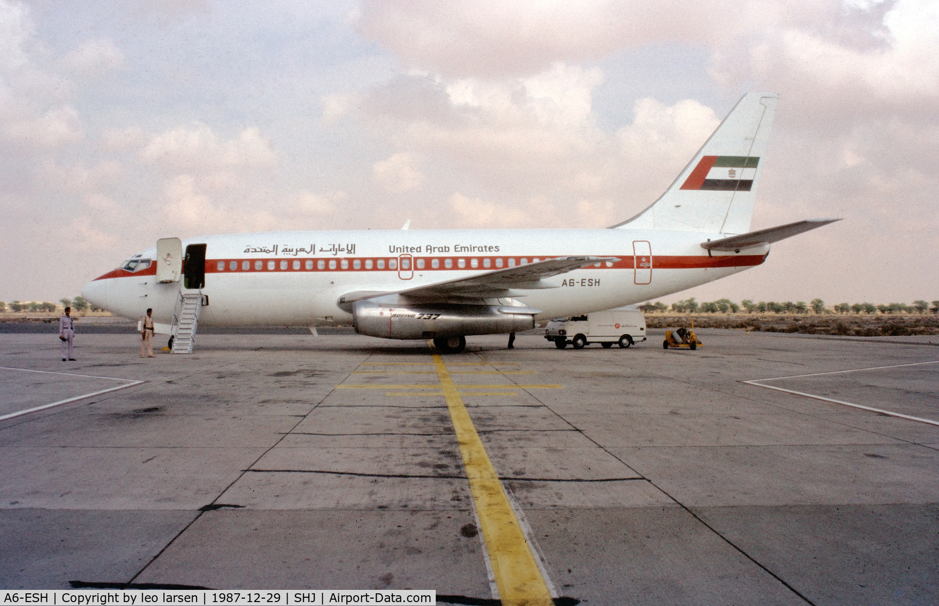 A6-ESH, 1981 Boeing 737-2W8 C/N 22628, Sharjah29.12.1987