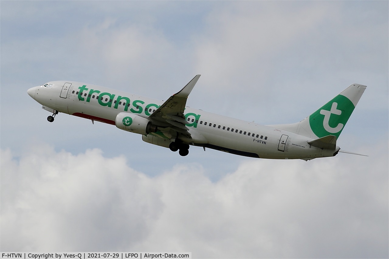 F-HTVN, 2006 Boeing 737-8GJ C/N 34896, Boeing 737-8GJ, Take off rwy 24, Paris Orly airport (LFPO-ORY)