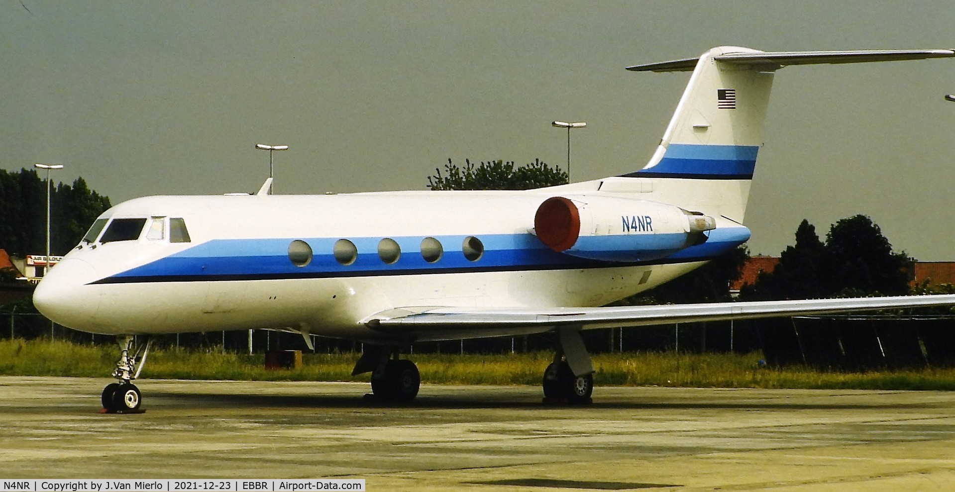 N4NR, 1979 Gulfstream Aerospace G1159B C/N 255, Slide scan