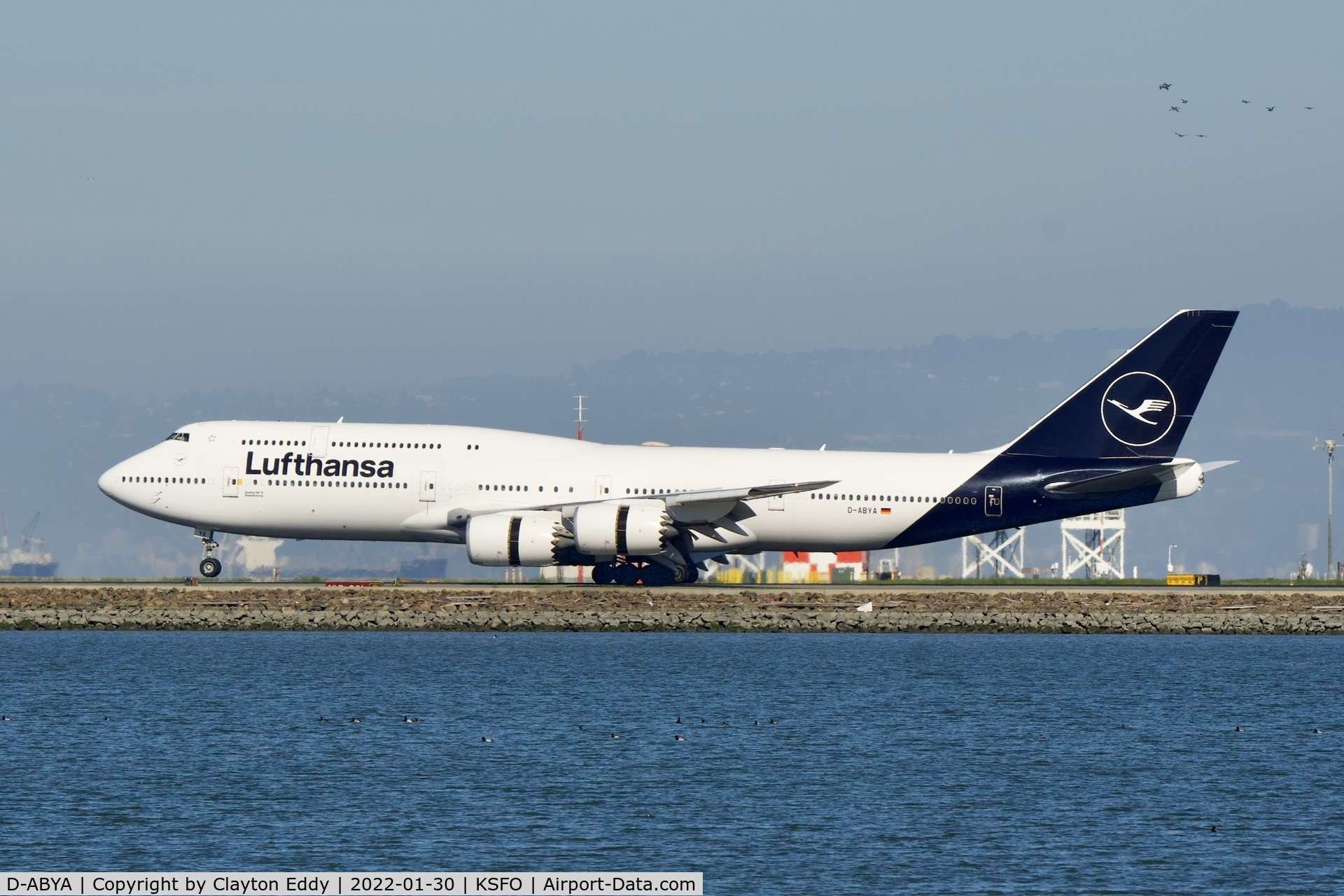 D-ABYA, 2012 Boeing 747-830 C/N 37827, SFO 2022.