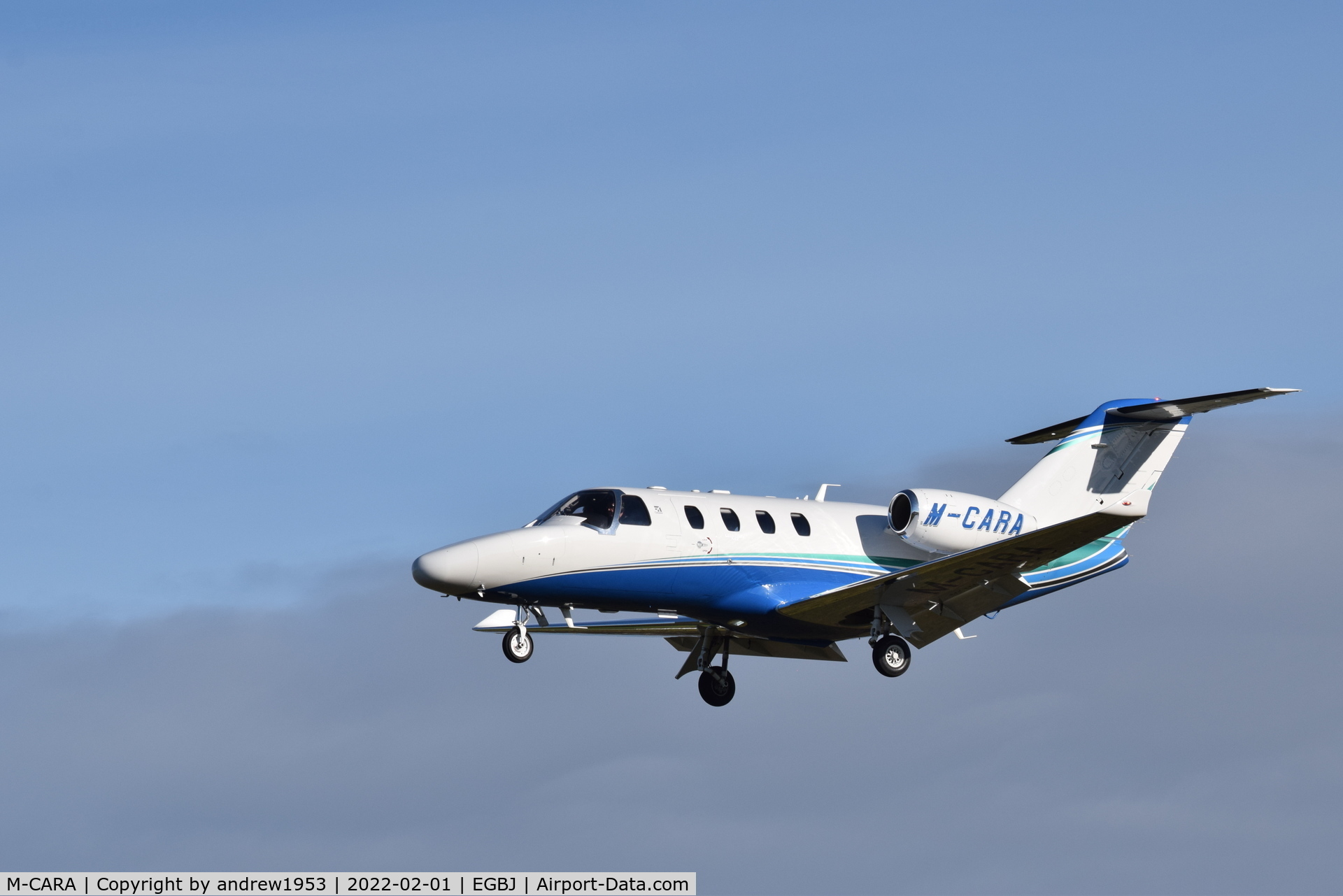M-CARA, 2014 Cessna 525 Citation M2 C/N 525-0859, M-CARA at Gloucestershire Airport.