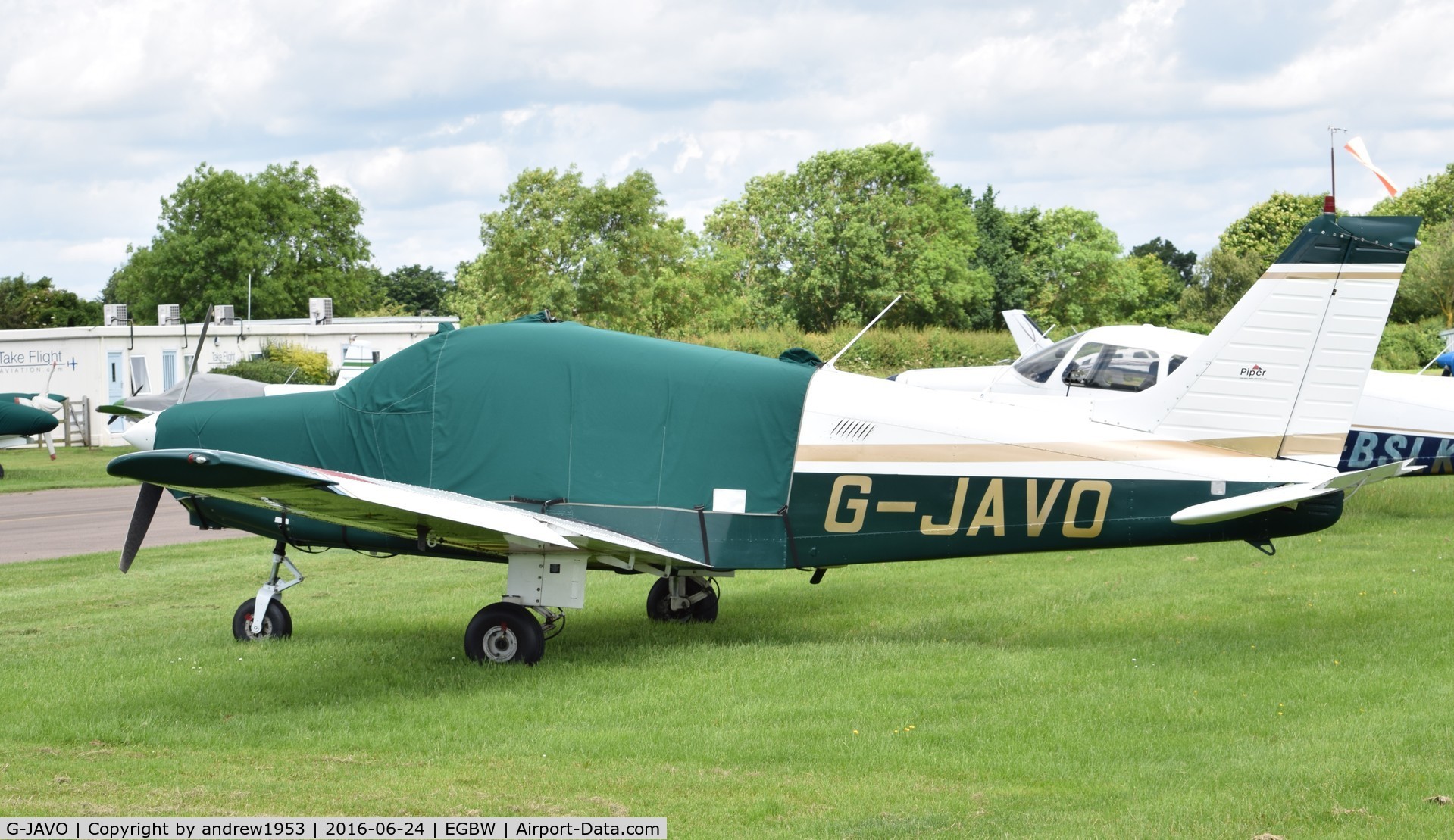 G-JAVO, 1979 Piper PA-28-161 Warrior C/N 28-8016130, G-JAVO at Wellsbourne Montford.