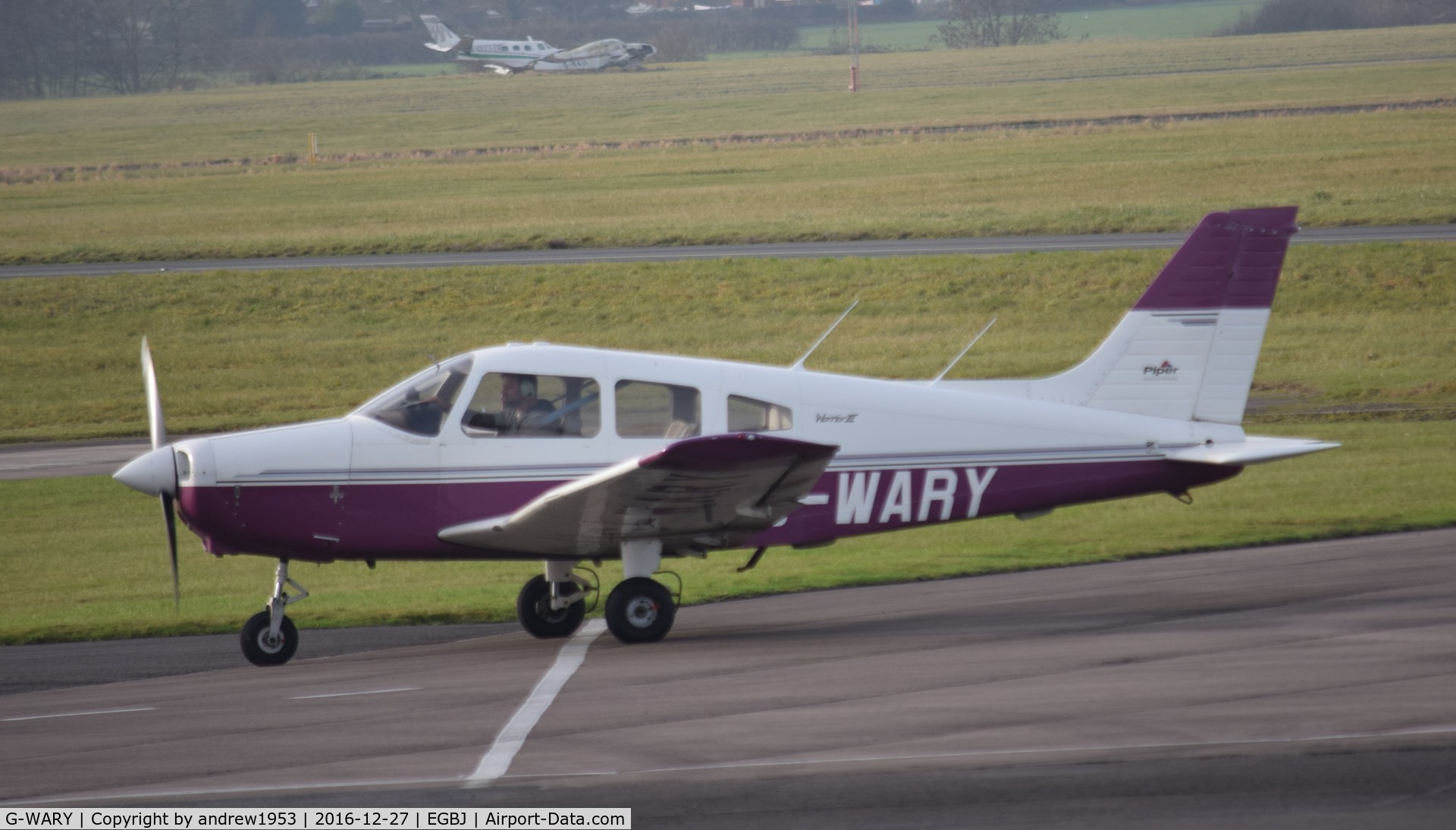 G-WARY, 1997 Piper PA-28-161 Cherokee Warrior III C/N 28-42024, G-WARY at Gloucestershire Airport.