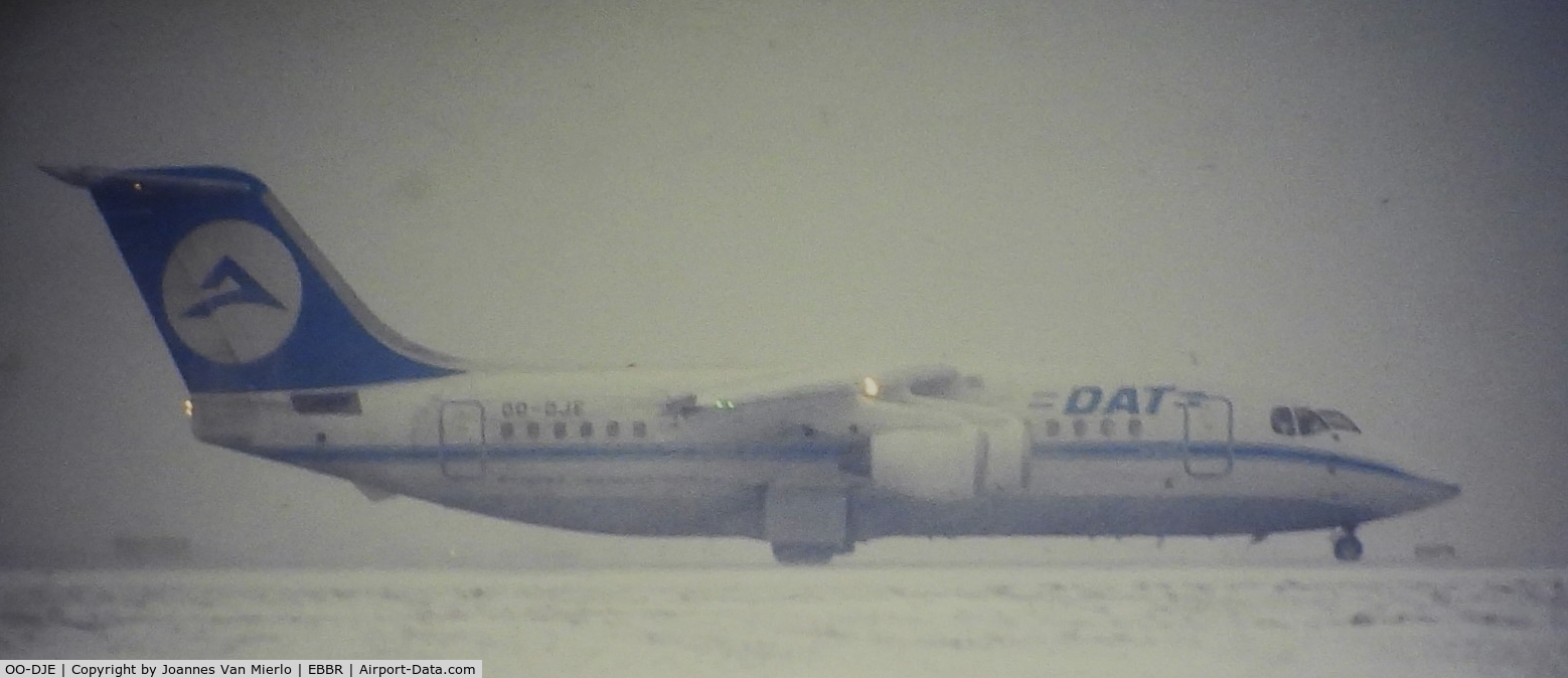 OO-DJE, 1990 British Aerospace BAe.146-200 C/N E2164, Slide scan