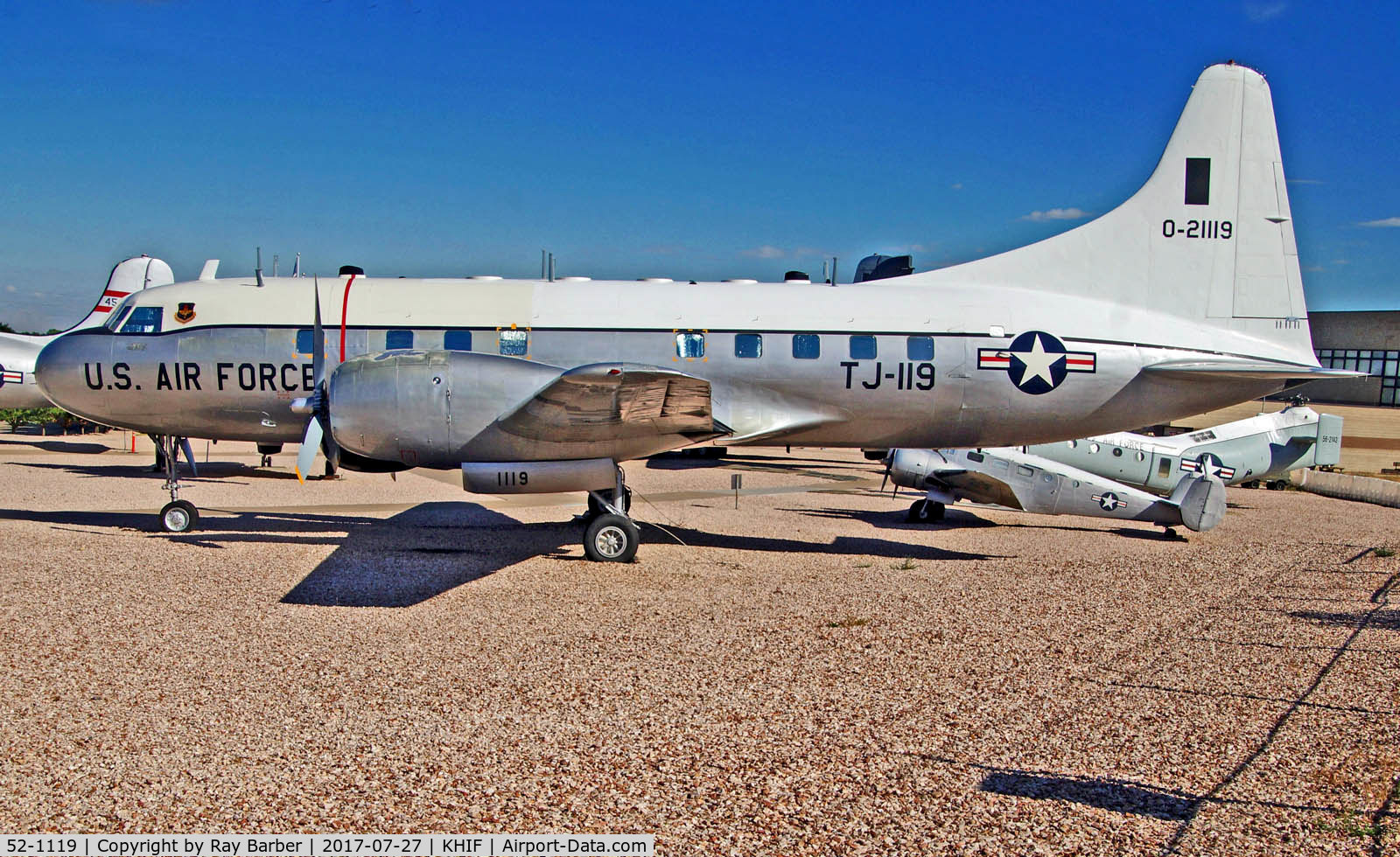 52-1119, 1952 Convair T-29C C/N 358, 52-1119   (0-21119) Convair T-29C [358] (Ex United States Air Force / Hill Aerospace Museum) Hill AFB~N 27/07/2017