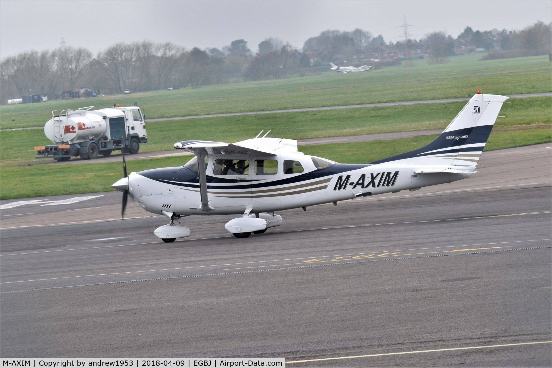 M-AXIM, 2005 Cessna T206H Turbo Stationair C/N T20608513, M-AXIM at Gloucestershire Airport.