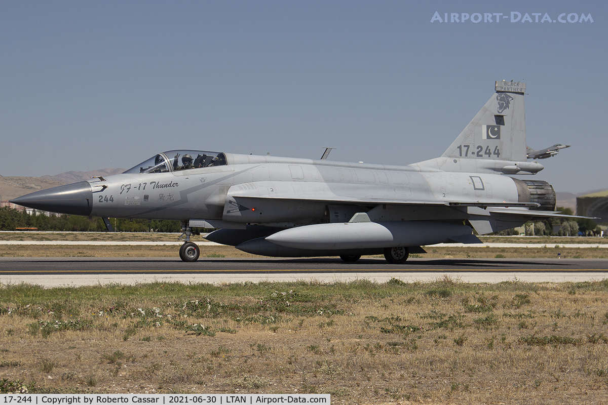 17-244, Chengdu JF-17 C/N FC10252, Anatolian Eagle 2021