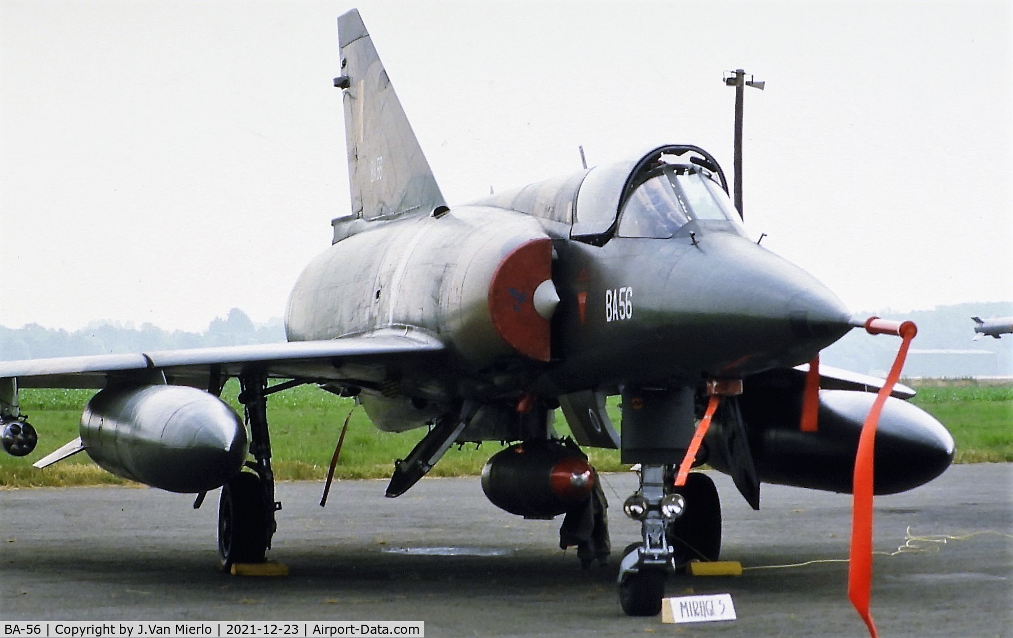 BA-56, Dassault Mirage VBA C/N 56, Slide scan Chièvres
