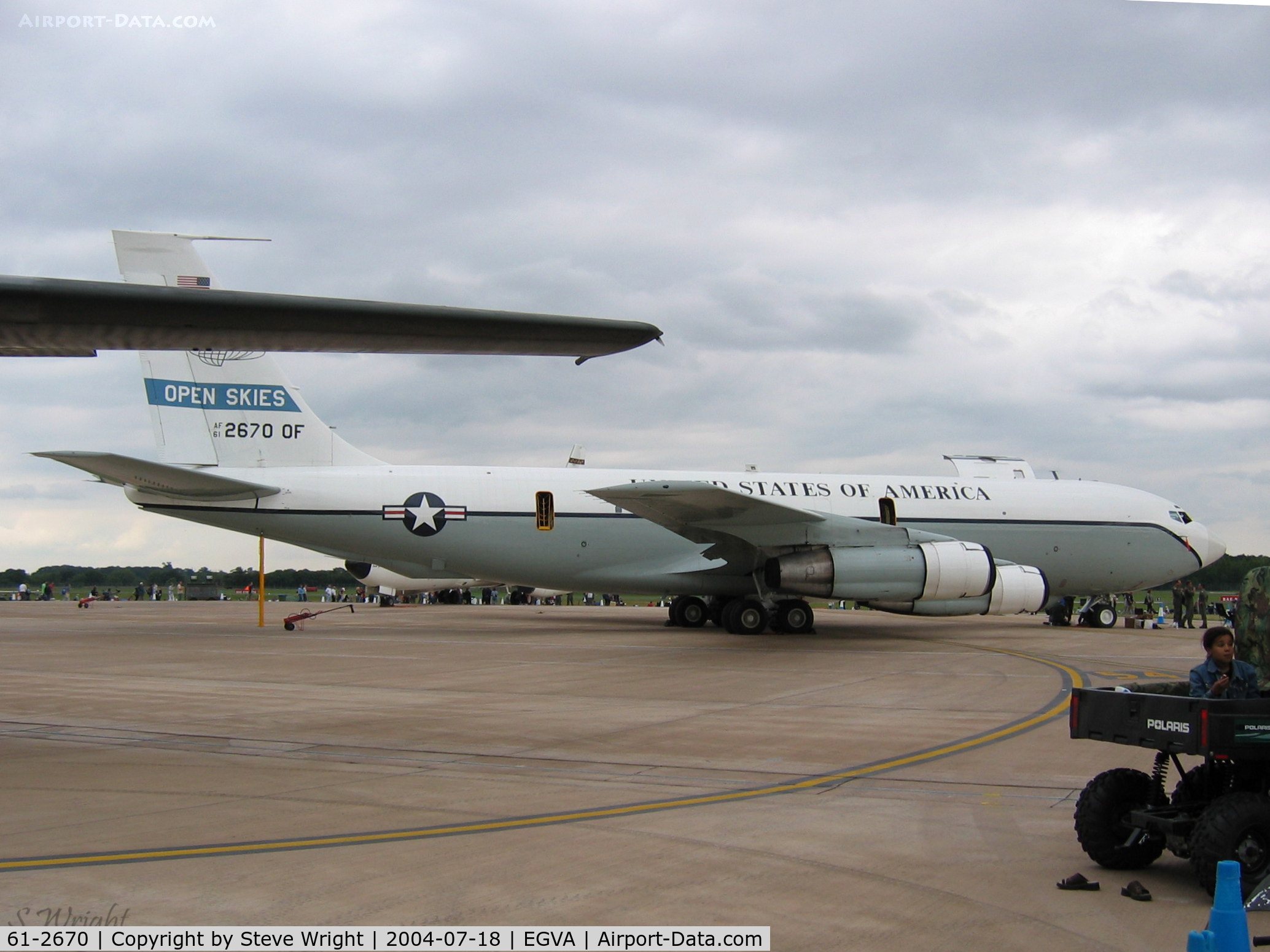 61-2670, 1961 Boeing WC-135B C/N 18346, RIAT 2004 RAF Fairford UK