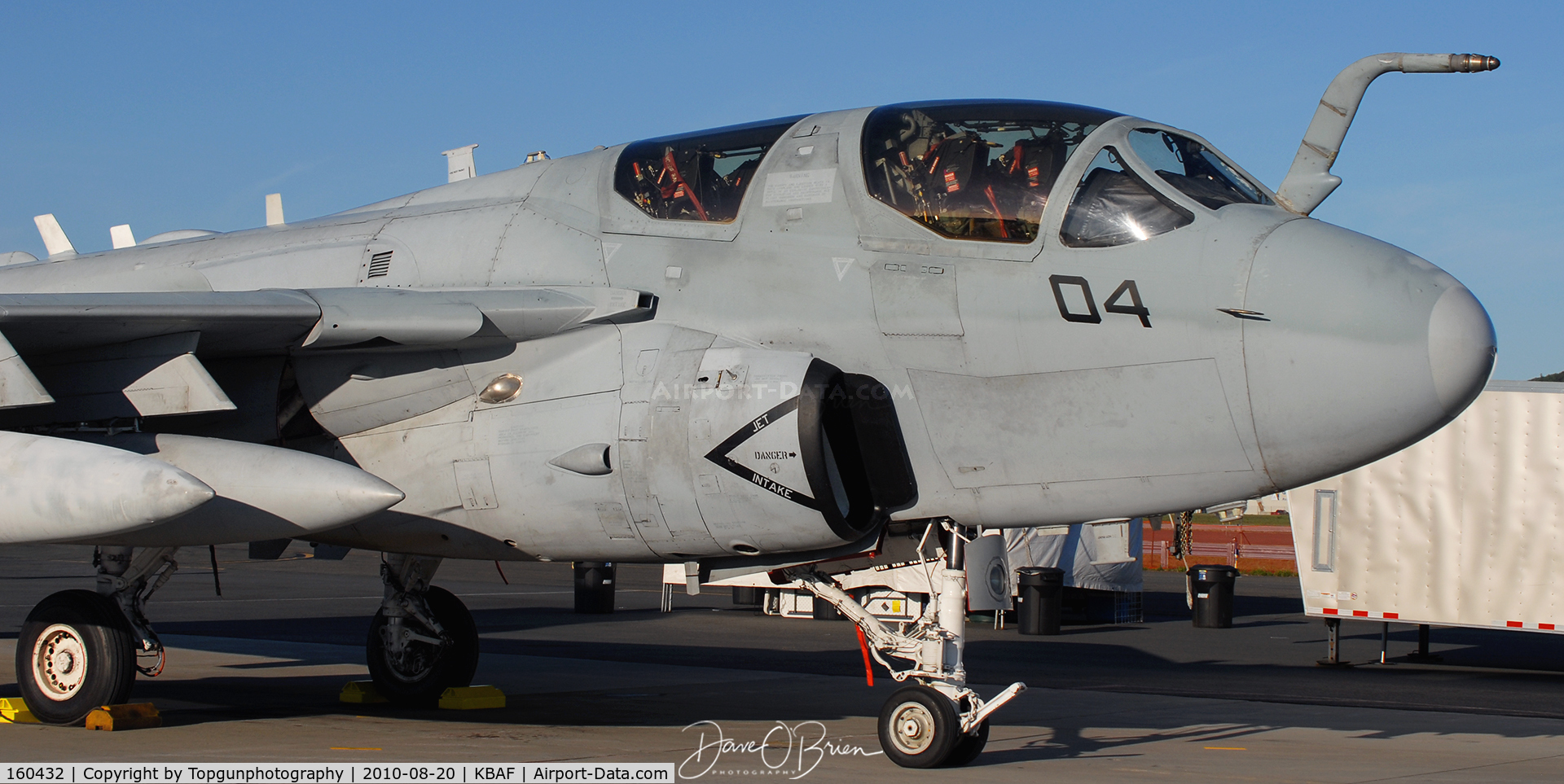 160432, Grumman EA-6B Prowler C/N MP-60, VMAQ-1 out of Cherry Point.