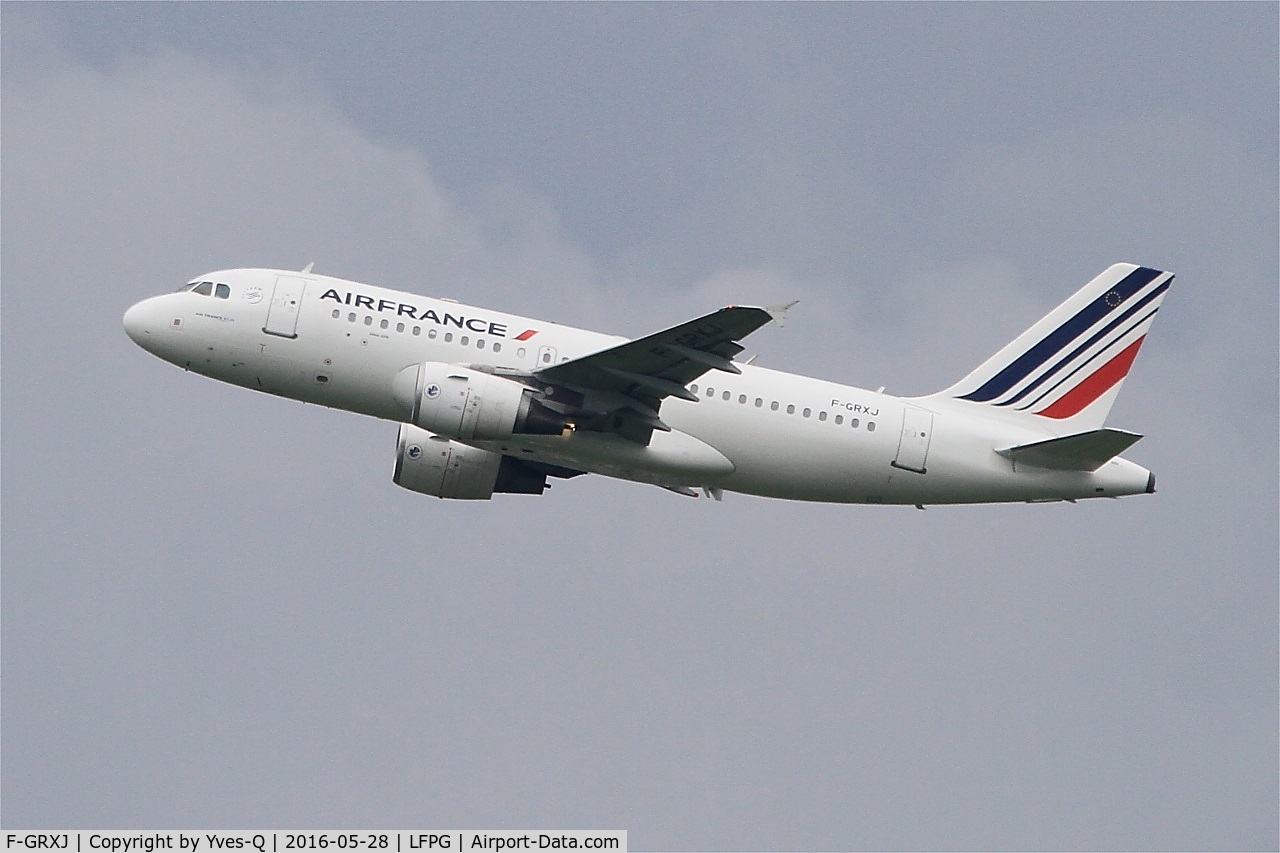 F-GRXJ, 2005 Airbus A319-115LR C/N 2456, Airbus A319-115LR, Climbing from rwy 08L, Roissy Charles De Gaulle airport (LFPG-CDG)