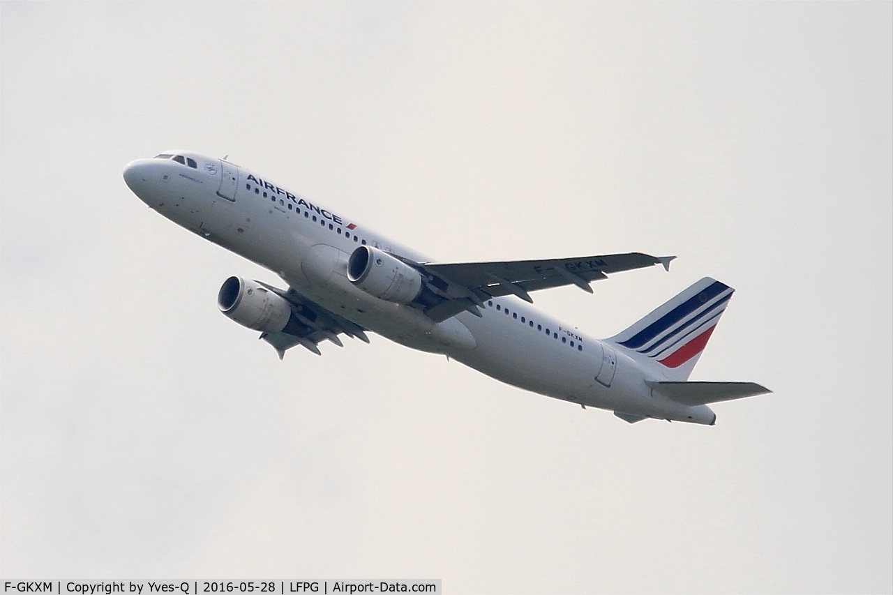 F-GKXM, 2006 Airbus A320-214 C/N 2721, Airbus A320-214, Climbing from rwy 08L, Roissy Charles De Gaulle airport (LFPG-CDG)