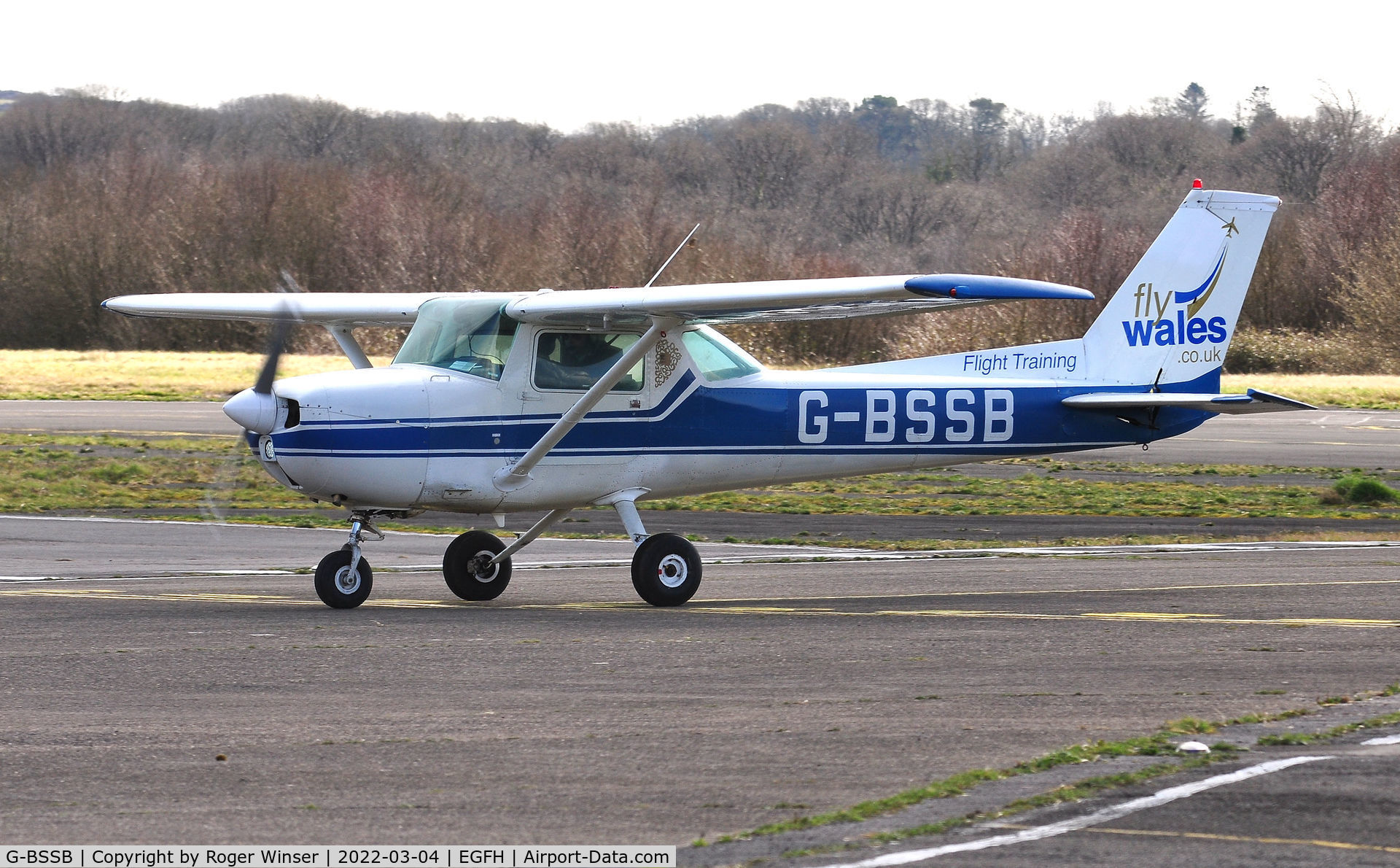 G-BSSB, 1972 Cessna 150L C/N 150-74147, Visiting 150L operated by FlyWales Flight Training.