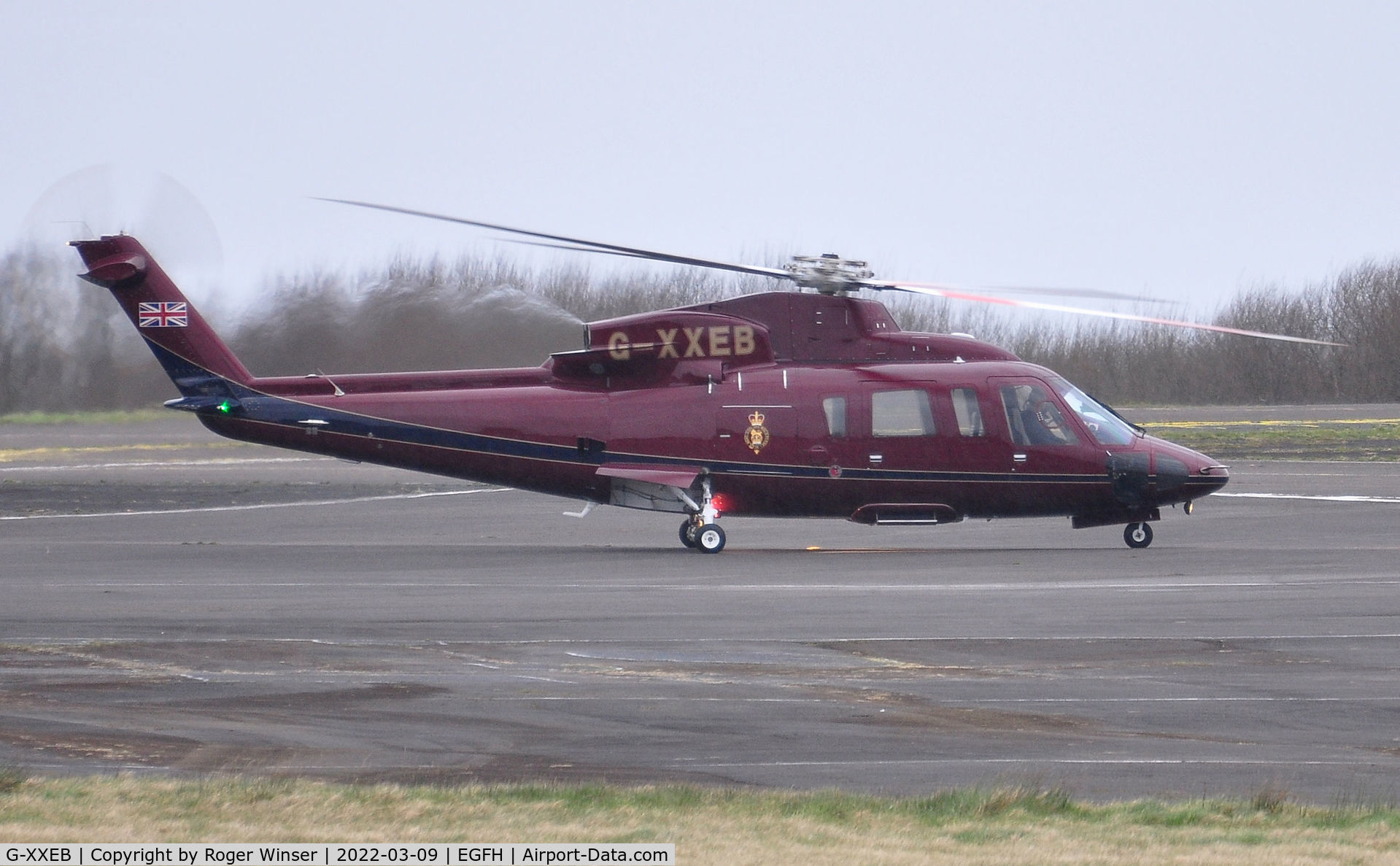 G-XXEB, 2009 Sikorsky S-76C C/N 760753, Visiting helicopter of the Queens Helicopter Flight.