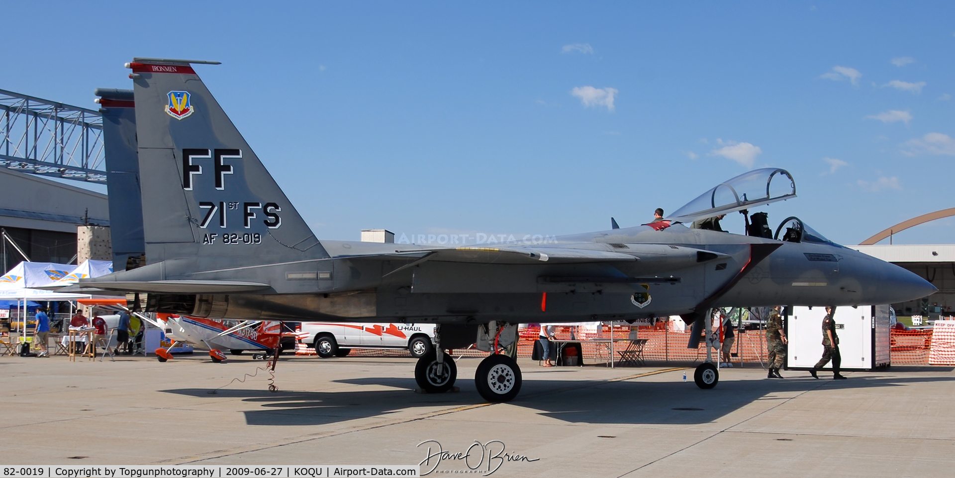 82-0019, 1982 McDonnell Douglas F-15C Eagle C/N 0832/C250, 71st FS Wing Jet