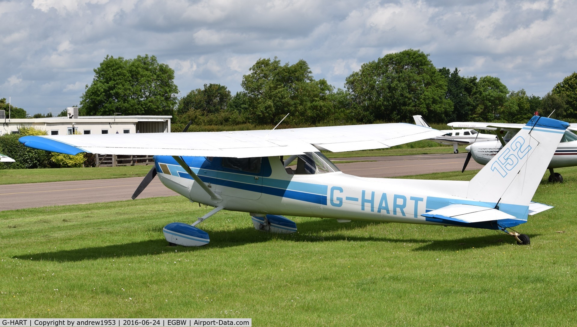 G-HART, 1979 Cessna 152 C/N 15279734, G-HART at Wellesborne.