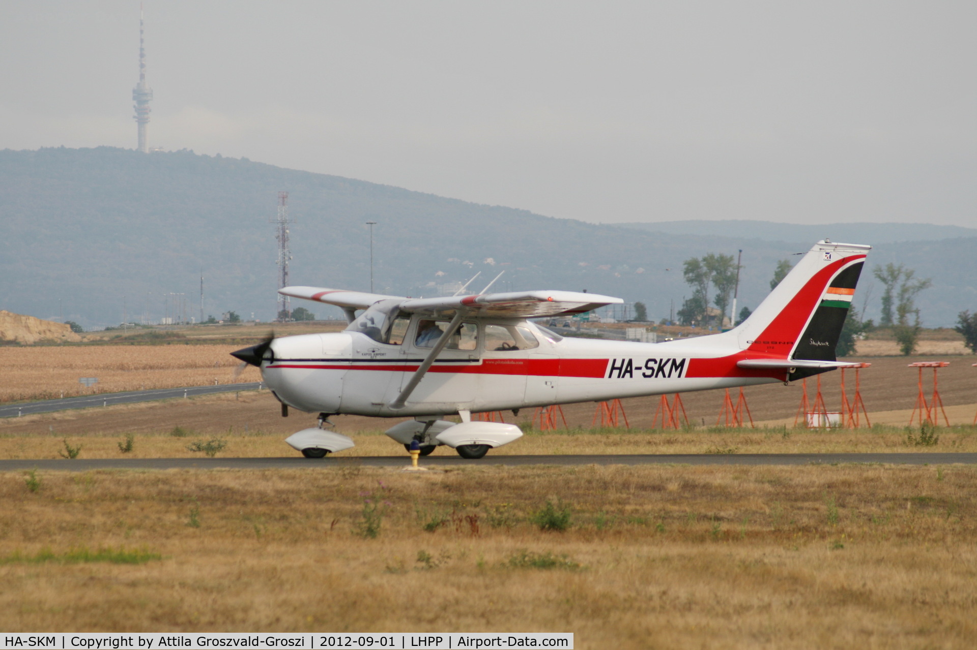 HA-SKM, 1970 Cessna 172K Skyhawk C/N 17258947, LHPP - Pécs-Pogány Airport, Hungary