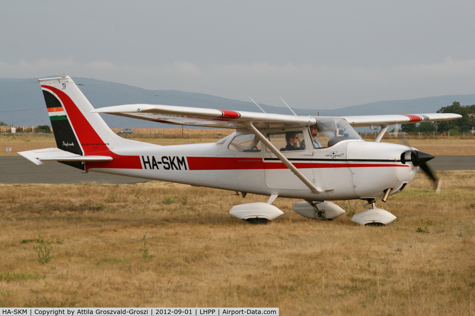 HA-SKM, 1970 Cessna 172K Skyhawk C/N 17258947, LHPP - Pécs-Pogány Airport, Hungary