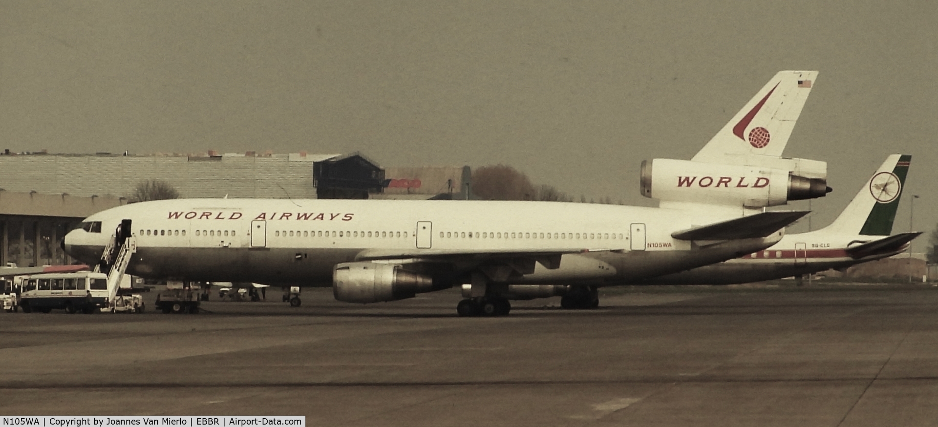 N105WA, 1978 McDonnell Douglas DC-10-30F C/N 46987, Slide scan