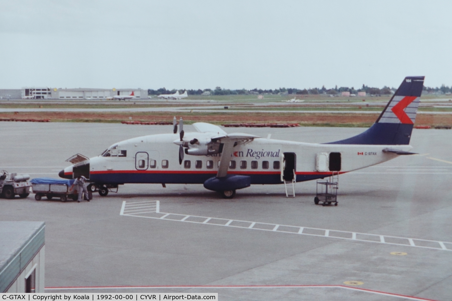 C-GTAX, 1985 Short 360-300 C/N SH.3679, Next flight ahead