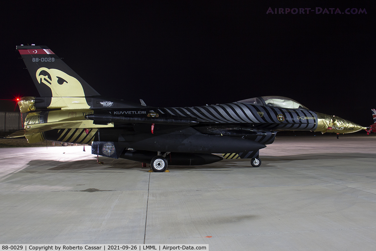 88-0029, TAI (Turkish Aerospace Industries) F-16C Fighting Falcon C/N 4R-31, Malta International Airshow 2021