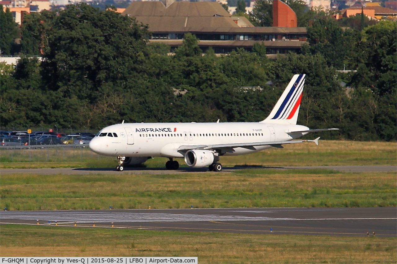 F-GHQM, 1991 Airbus A320-211 C/N 237, Airbus A320-211, Taxiing to holding point rwy 14L, Toulouse-Blagnac airport (LFBO-TLS)