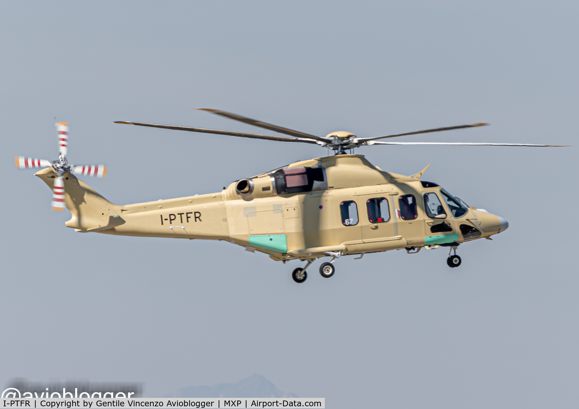 I-PTFR, 2016 AgustaWestland AW-139 C/N 31727, In landing at Milan Airport