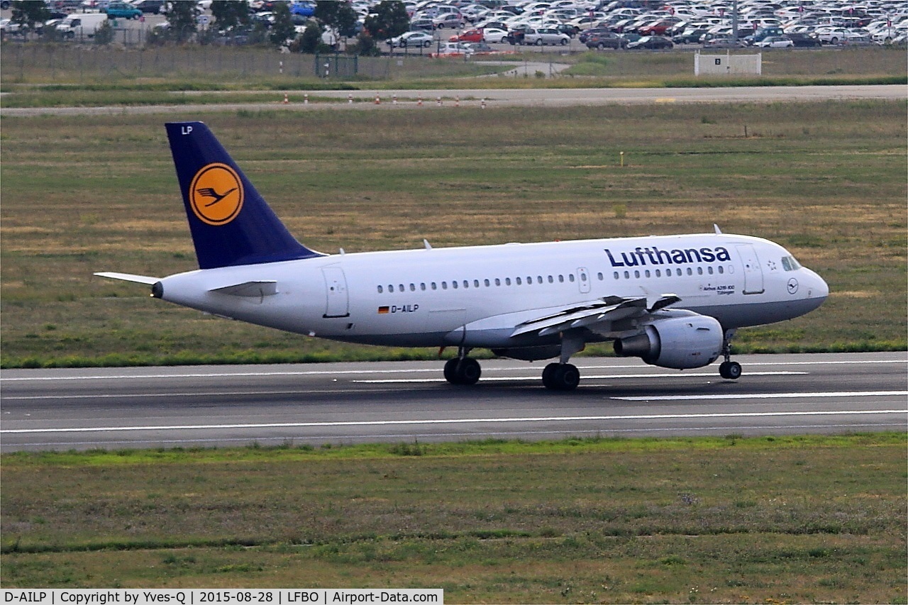 D-AILP, 1997 Airbus A319-114 C/N 717, Airbus A319-114, Landing rwy 14R, Toulouse-Blagnac Airport (LFBO-TLS)